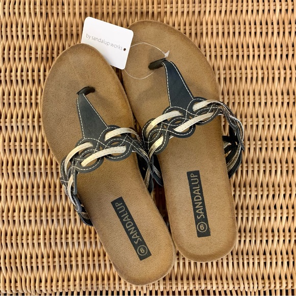 Sandalup Flip Flop Sandals | 9 | NWT - Picture 2 of 6